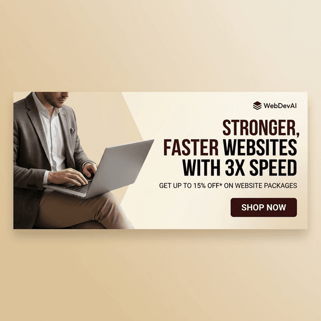 Stronger Faster Websites – 15% Off