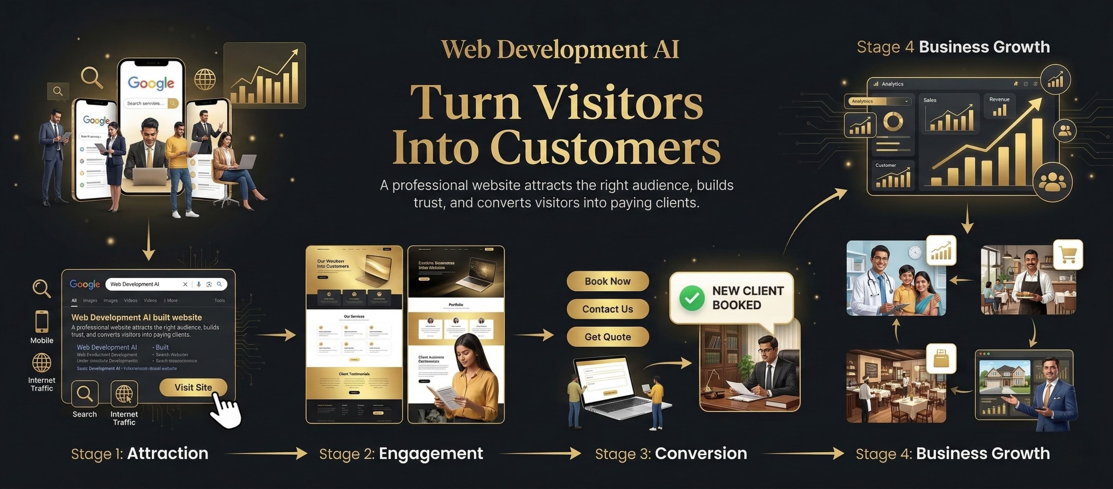 Best Web Development AI Portfolio Image
